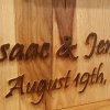 Rustic Wedding Guest board - Hickory