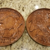 Wooden Nickel - Side by Side