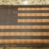 American Flag Butcher Board - Maple and American Walnut 
