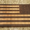 American Flag Cutting Board - Maple and American Walnut